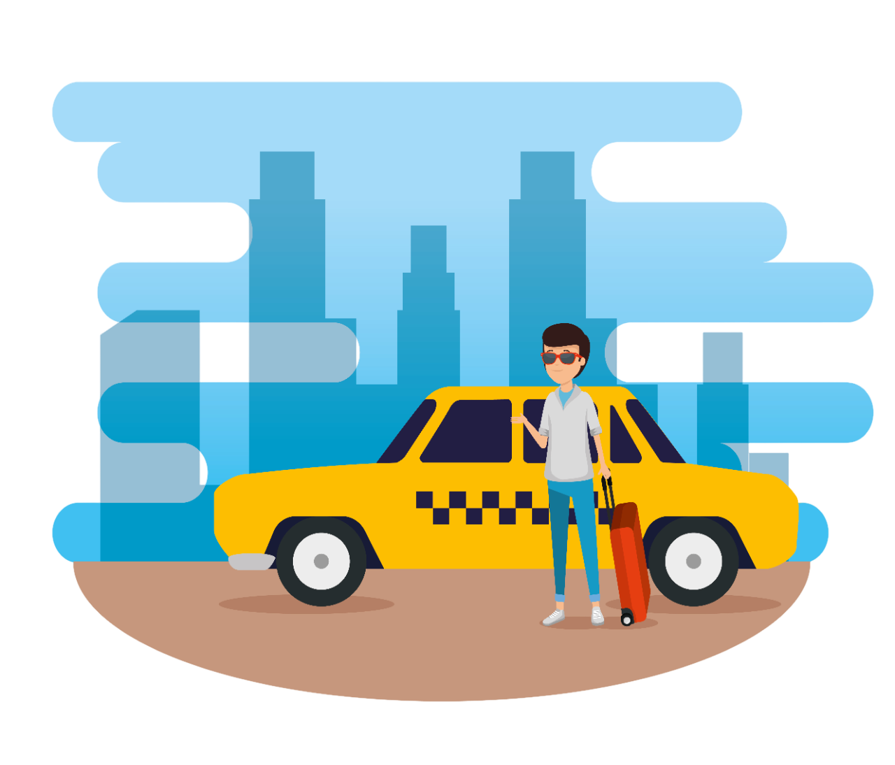 Round-Trip Taxi